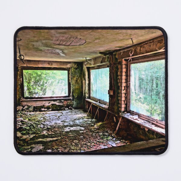 Item preview, Urbex Photography | Room with rubble and view designed and sold by Cora Wirth.