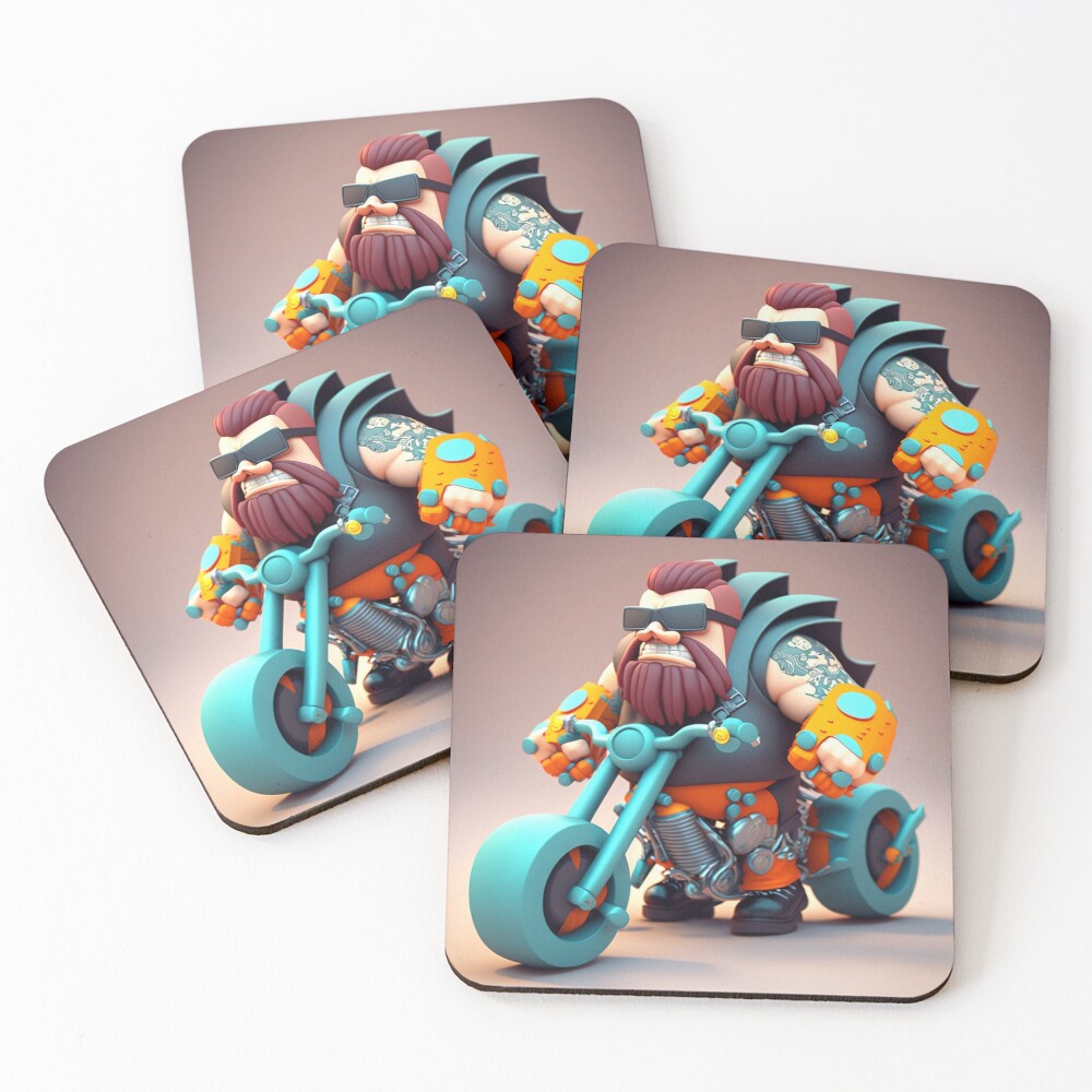 Item preview, Coasters (Set of 4) designed and sold by mentefresca.