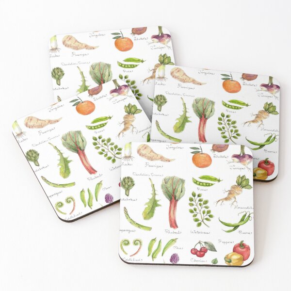 Item preview, Art print, fruits and vegetables, fine art, artwork, home decoration, print, art print, Illustration,watercolor, painting, drawing designed and sold by peachcakecanvas.