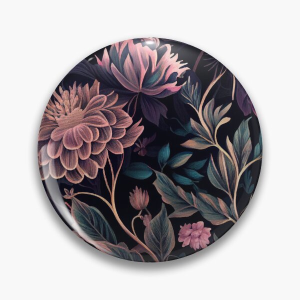 Artikelvorschau, Calming Floral Pattern Digital Painting entworfen und verkauft von CodeAndColors.