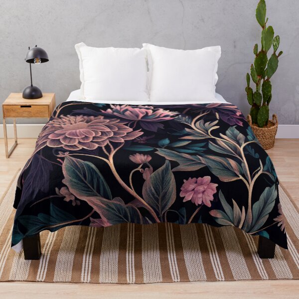 Artikelvorschau, Calming Floral Pattern Digital Painting entworfen und verkauft von CodeAndColors.