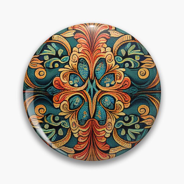 Item preview, Fine Bohemian Pattern Digital Painting designed and sold by CodeAndColors.