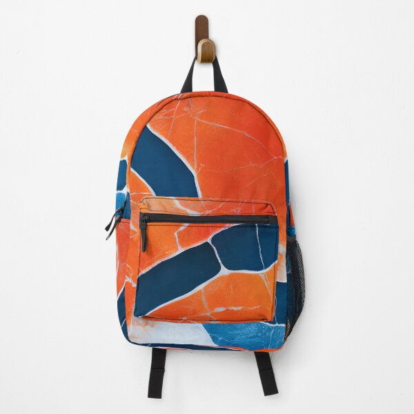Item preview, Orange blue vivid marble texture designed and sold by AppleElf.