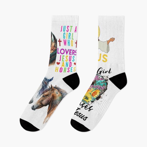 Item preview,  Just A Girl Who Loves Jesus And Horses -   Horses And Jesus's Christ Pack designed and sold by elisarasada.
