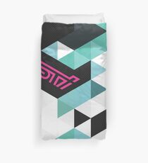 Subaru STI Fractals Duvet Cover