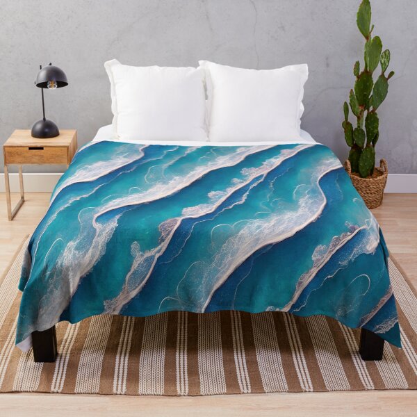 Item preview, Blue Ocean Wave Pattern designed and sold by aventi24.