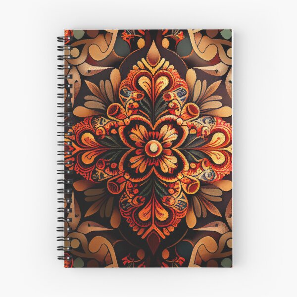 Aperçu de l'œuvre Fine Bohemian Pattern Digital Painting créée et vendue par CodeAndColors.