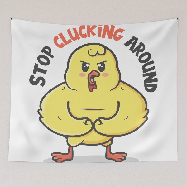 Item preview, Stop Clucking Around! designed and sold by SittingduckZA.