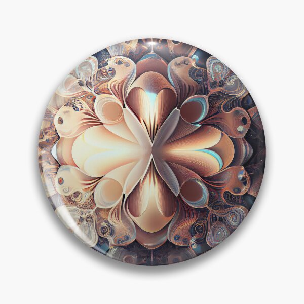 Artikelvorschau, Abstract Pale Futuristic Bohemian Pattern Digital Painting entworfen und verkauft von CodeAndColors.