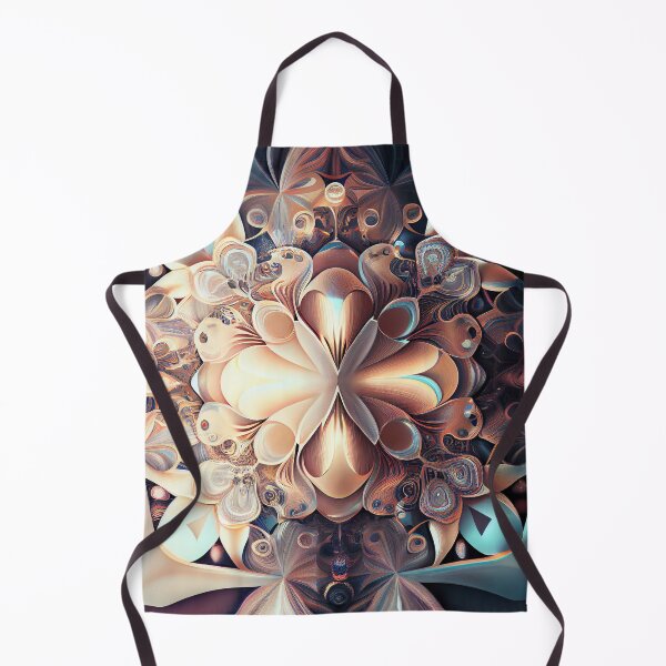 Item preview, Abstract Pale Futuristic Bohemian Pattern Digital Painting designed and sold by CodeAndColors.