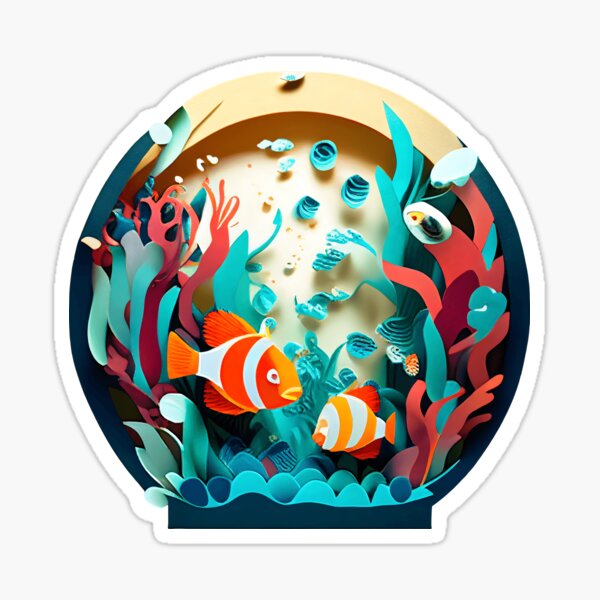 Item preview, Clownfish - The Cut-Out Collection designed and sold by FiveIntentions.