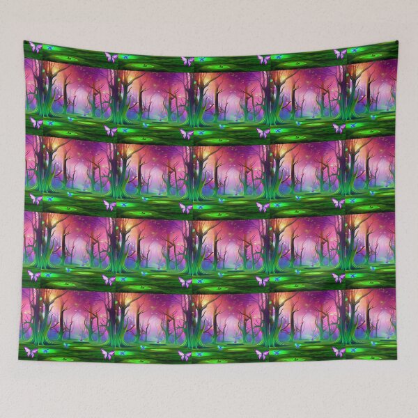 Item preview, Fantasy Forest Art | Magical Forest | Fairytale | Fantasy Background | Luminous Enchanted Forest | Beautiful Fantasy Fungi Woodland designed and sold by BestUncommonTee.