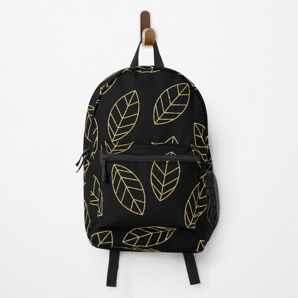 Item preview, Gold Leaves - Black designed and sold by ItiSharmaArt.