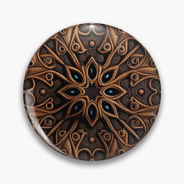 Item preview, Clay Extreme Dramatic Elegant Dark New Mediterranean Pattern Digital Painting designed and sold by CodeAndColors.