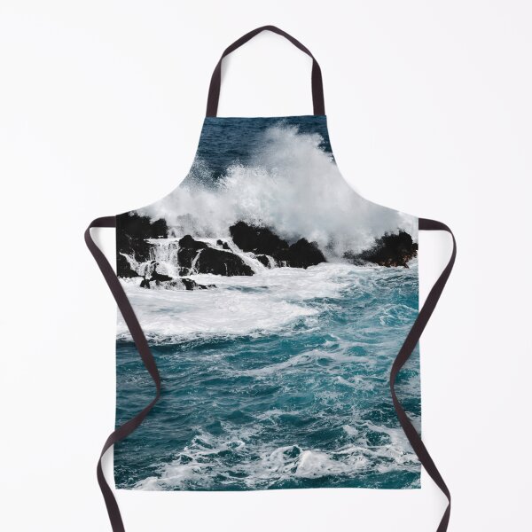 Item preview, Blue Ocean Waves Crashing 0n Rocks designed and sold by kris-money.