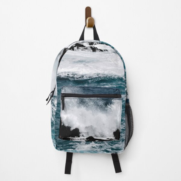 Item preview, Blue Ocean Waves Crashing 0n Rocks designed and sold by kris-money.