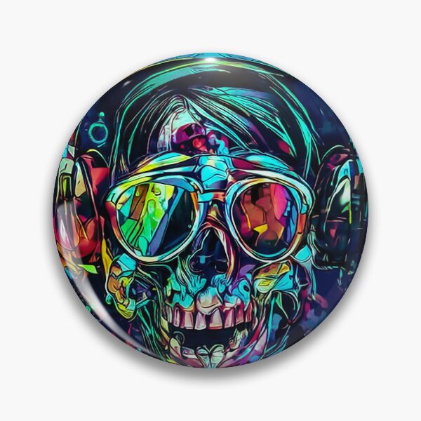 Item preview, Abstract Psycho Skull designed and sold by chaoticabstract.
