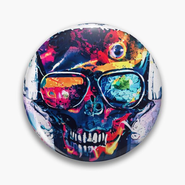 Item preview, Abstract Psycho Skull designed and sold by chaoticabstract.