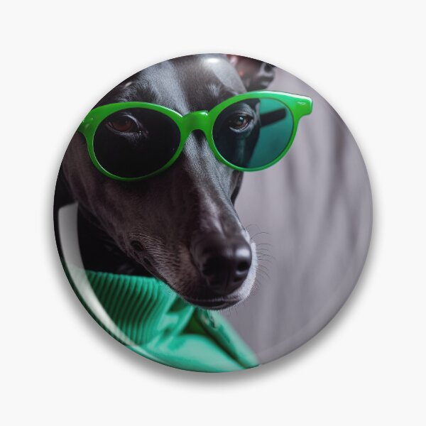 Item preview, Italian greyhound with sunglasses designed and sold by tinkertailorart.