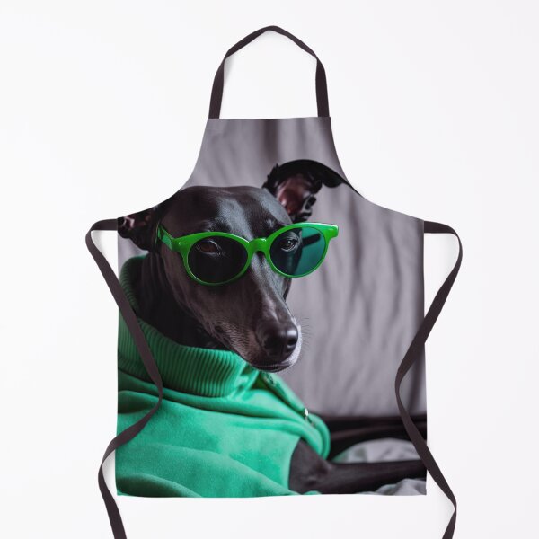 Item preview, Italian greyhound with sunglasses designed and sold by tinkertailorart.