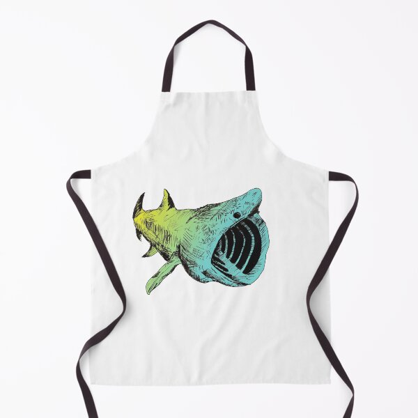 Item preview, Basking shark yellow-blue designed and sold by UniqueSoulGirl.