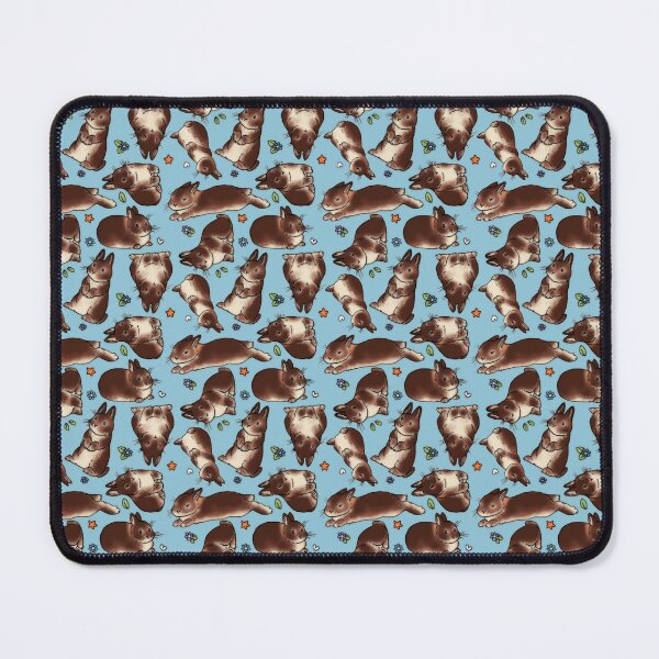 Item preview, Bunny Netherland Dwarf Chocolate Otter Rabbit Blue designed and sold by PoonieFox.