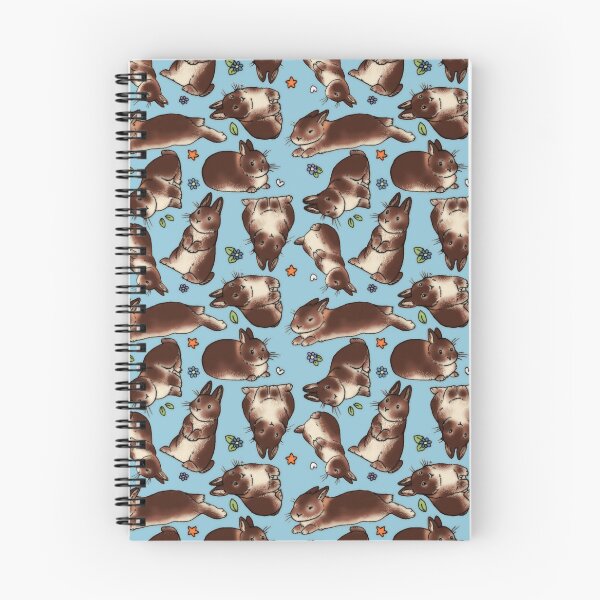 Item preview, Bunny Holanda Enano Chocolate Nutria Conejo Azul designed and sold by PoonieFox.