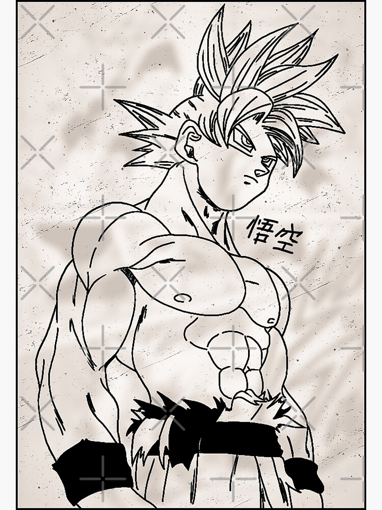 Dragon Ball Super Shonen Anime Kakarot Manga Panel Art B&W Poster for Sale  by CataclasticArts ;)