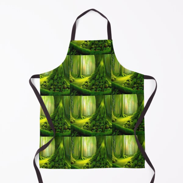 Item preview, Green Fantasy Forest Art | Magical Forest | Fairytale | Fantasy Background | Luminous Enchanted Forest | Beautiful Fantasy Fungi Woodland designed and sold by BestUncommonTee.