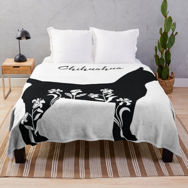 Item preview, Chihuahua in floral design designed and sold by SolidJoy.