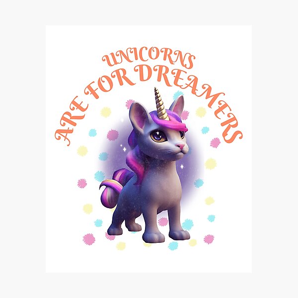 Item preview, Unicors are for dreamers tshirt designed and sold by Eugenie974.