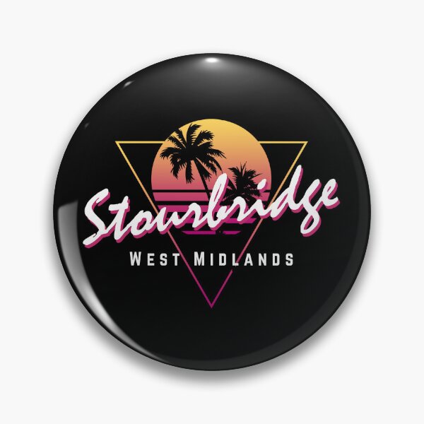 Item preview, Funny 80s Retro Sunset 'Stourbridge' West Midlands designed and sold by dinosareforever.