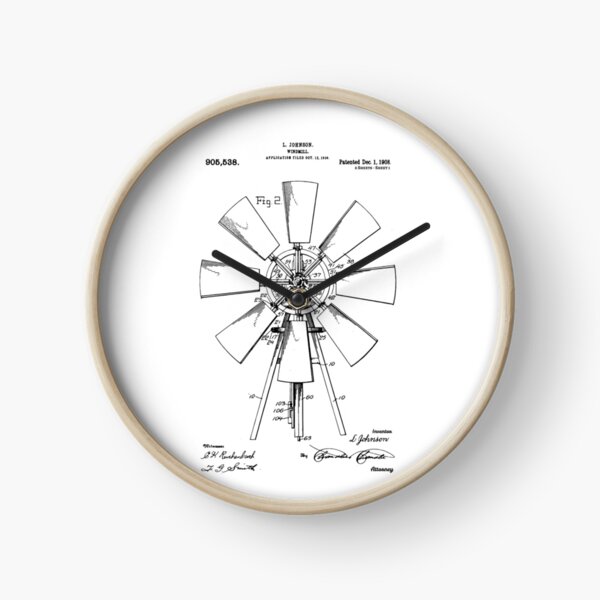 Item preview, Windmill Patent 1908 vintage windmill farmhouse designed and sold by anodyle.