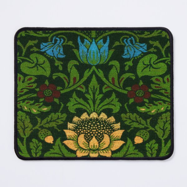 Item preview, William Morris Floral Violet and Columbine ,Vintage Art Nouveau Botanical Exhibition,william morris flowers designed and sold by Tamas Das.
