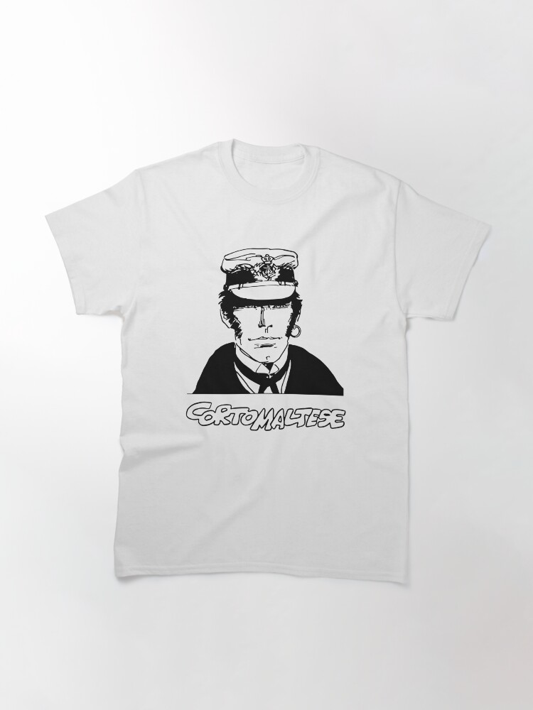 Corto Maltés T-Shirt, Camiseta Corto Maltés Protagonista Serie de Comics de Aventura para Hombre Mujer