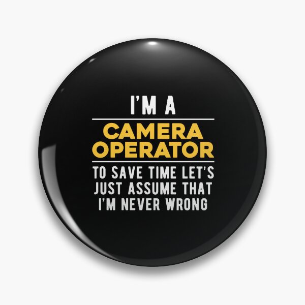 Item preview, Camera Operator Witty designed and sold by NestaReign.