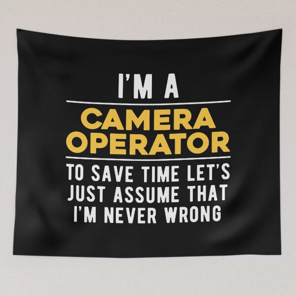 Item preview, Camera Operator Witty designed and sold by NestaReign.