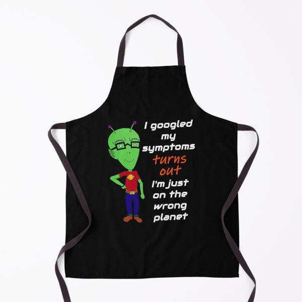 Item preview, I googled my symptoms turns out I'm on the wrong planet (dark background) designed and sold by Jeeb-Arts.