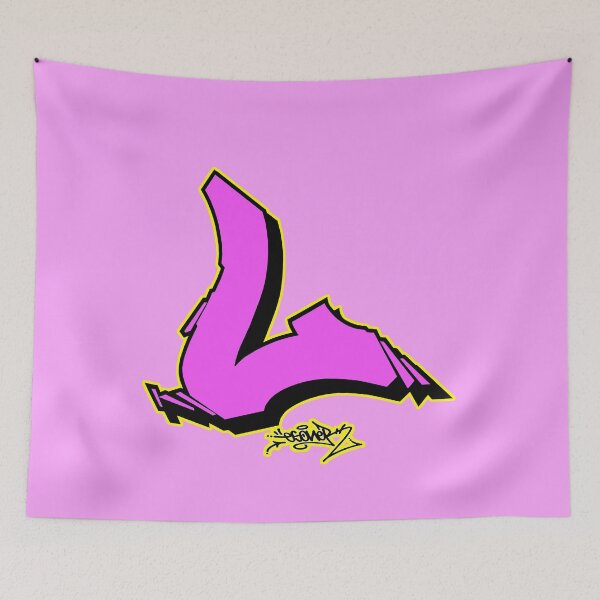 Item preview, PINK LETTER L BY ESONE URBAN GRAFFITI STREET STYLE  designed and sold by GraffitiBomberZ.