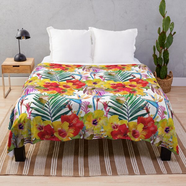 Item preview, Tropical Hibiscus Summer Pattern designed and sold by Sketchbook Designs.