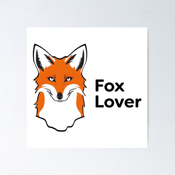Item preview, Fox lover | Cute fox head designed and sold by MrDoze.