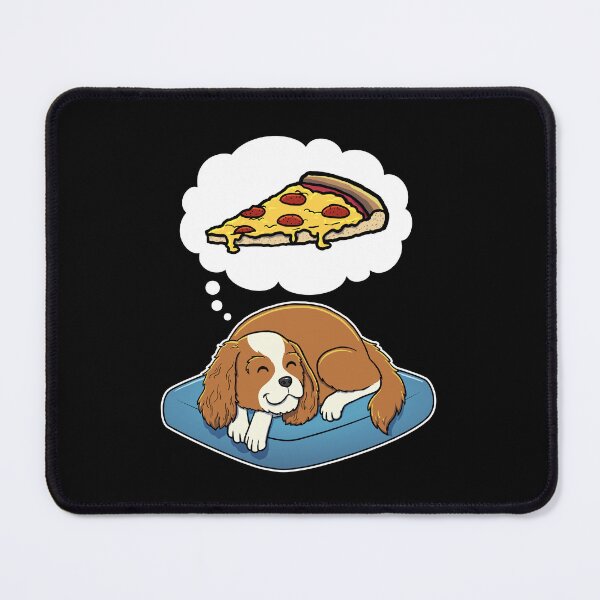 Artikelvorschau, Cavalier King Charles Spaniel träumt von Peperoni-Pizza entworfen und verkauft von DoggieDelights.