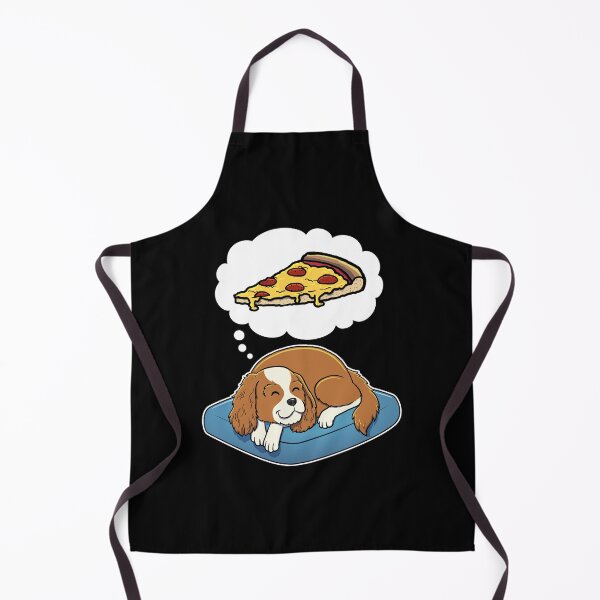 Item preview, Cavalier King Charles Spaniel dreaming about Pepperoni Pizza designed and sold by DoggieDelights.