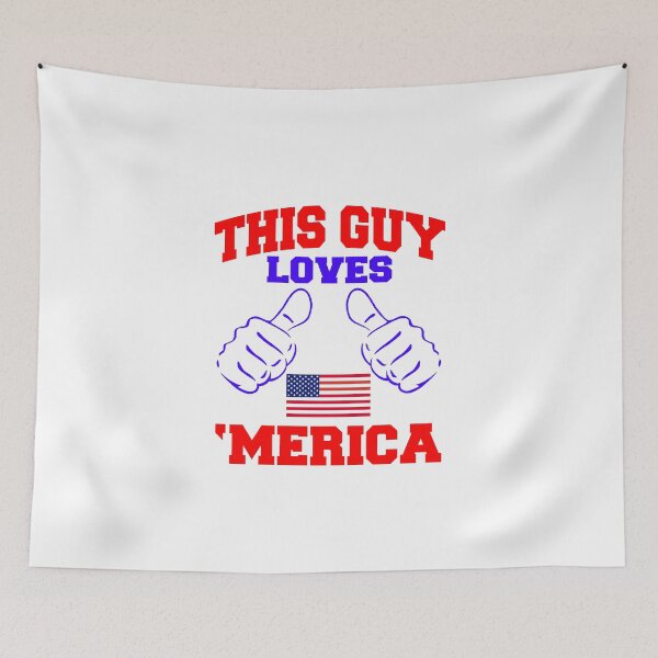 Item preview, this guy loves america designed and sold by danielog199.