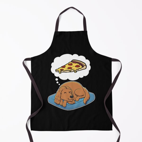 Item preview, English Cocker Spaniel dreaming about Pepperoni Pizza designed and sold by DoggieDelights.