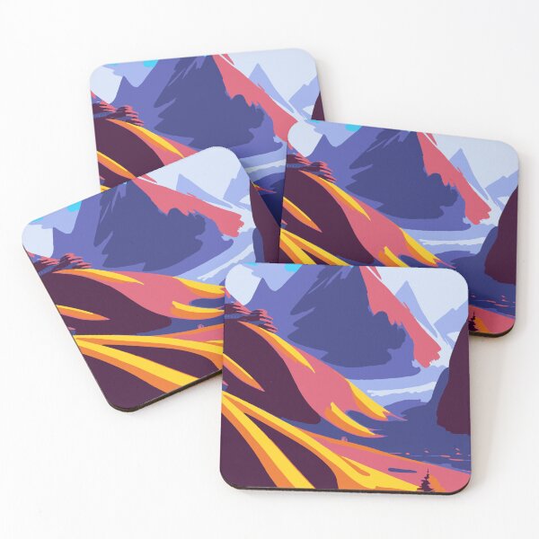 Item preview, Retro Futurism Art:- Retro Futurism Art-Retro Landscape Art designed and sold by typoinspired.