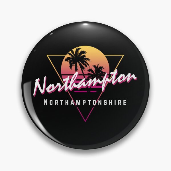 Item preview, Funny 80s Retro Sunset 'Northampton' Northamptonshire designed and sold by dinosareforever.