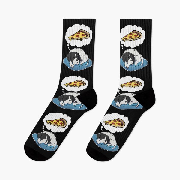 Item preview, English Pointer dreaming about Pepperoni Pizza designed and sold by DoggieDelights.