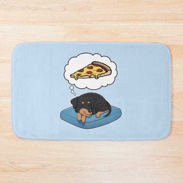 Item preview, Miniature Pinscher dreaming about Pepperoni Pizza designed and sold by DoggieDelights.