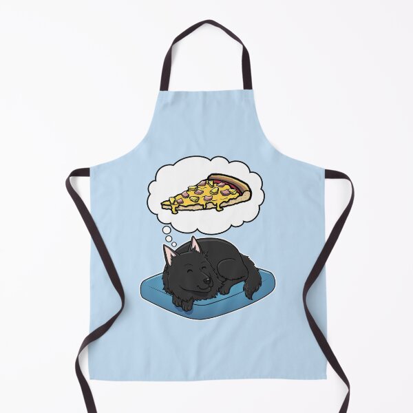 Item preview, Belgian Sheepdog dreaming about Hawaiian Pizza designed and sold by DoggieDelights.